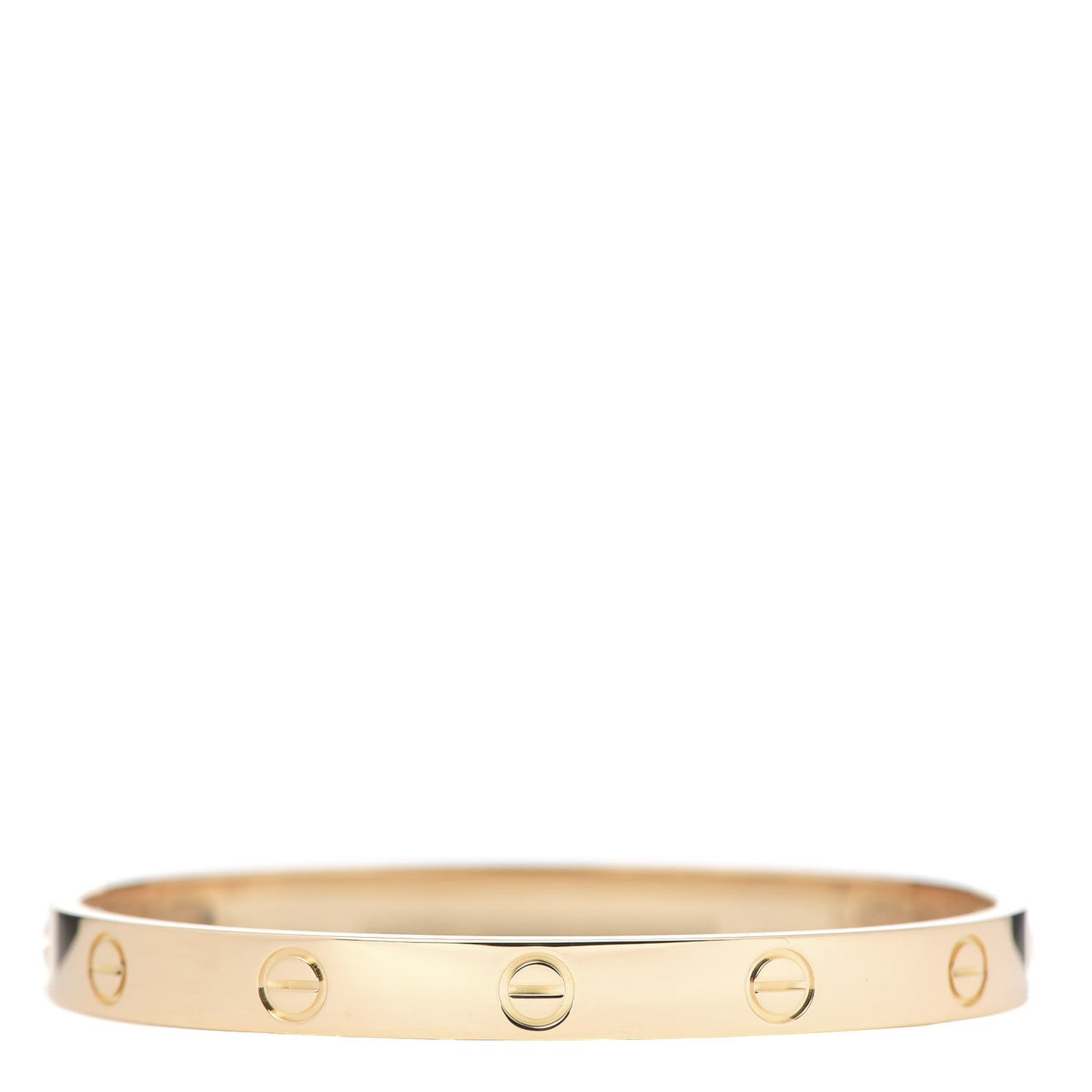 18K Yellow Gold LOVE Bracelet 17