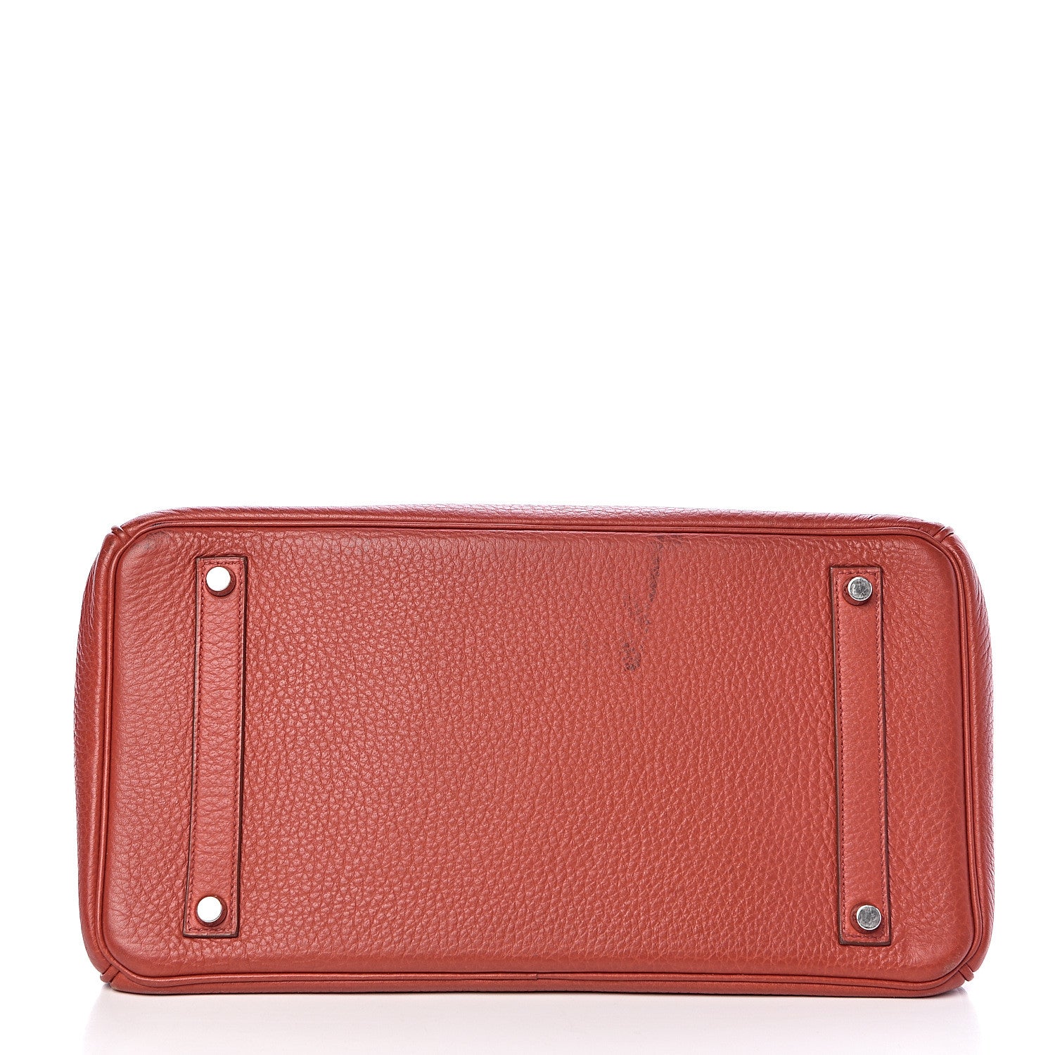 Hermes Taurillon Clemence Birkin 35 Rouge Venetian 7 of 46