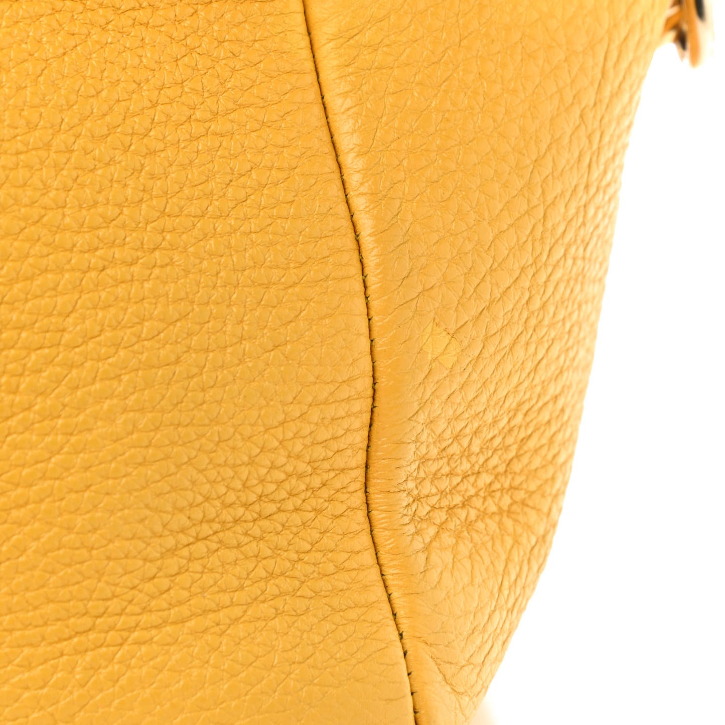 Calfskin Large Miss Sicily Satchel Yellow