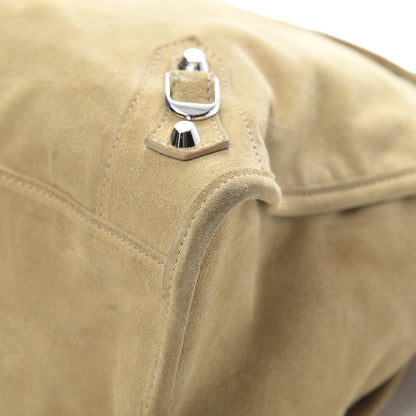 Balenciaga Baby Daim Suede Classic Hardware Silver City Beige Latte 10 of 15