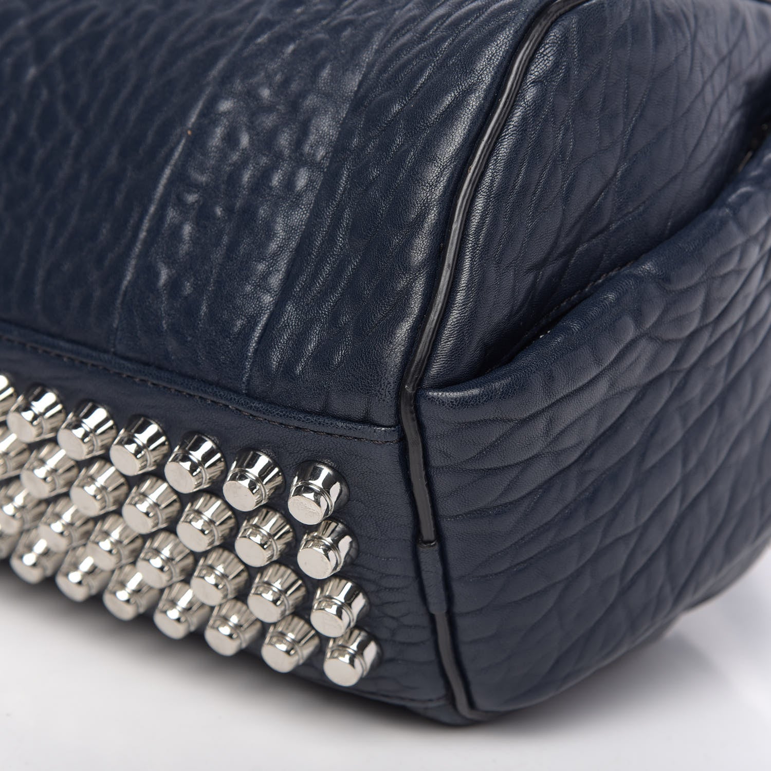 Alexander Wang Pebbled Lambskin Rockie Neptune Rhodium Hardware 9 of 12
