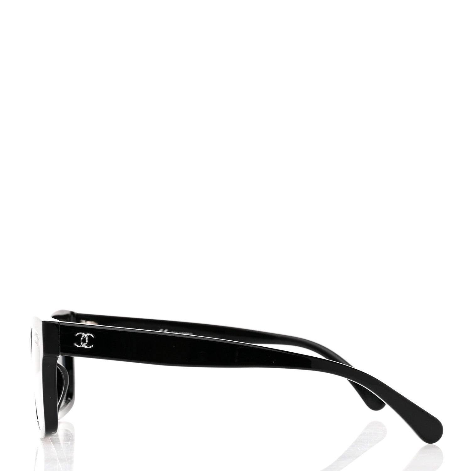 Chanel Acetate Polarized Square Sunglasses 5417-A Black 3 of 8