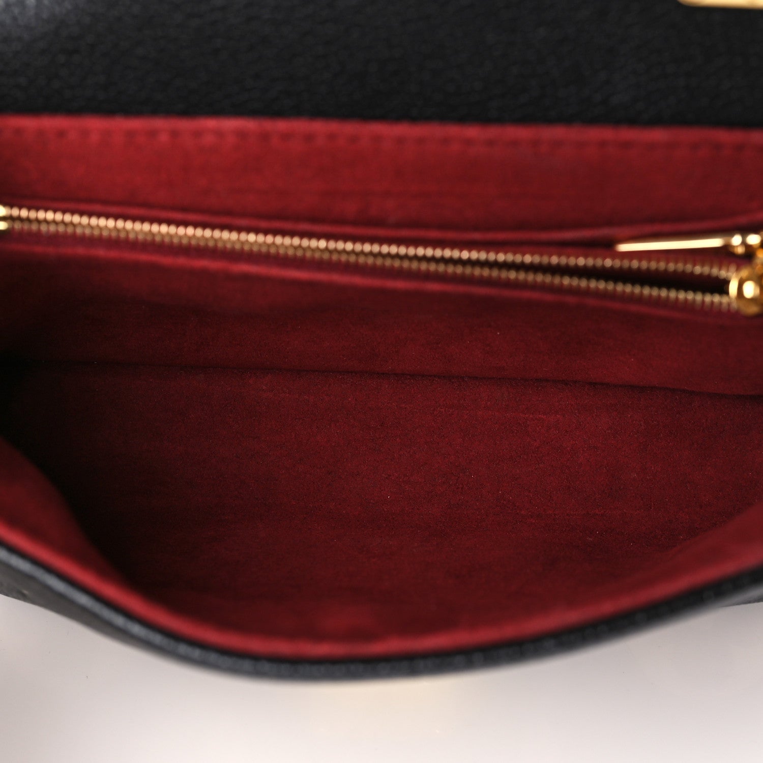 Louis Vuitton Empreinte Monogram Giant Madeleine BB Black Beige 5 of 10