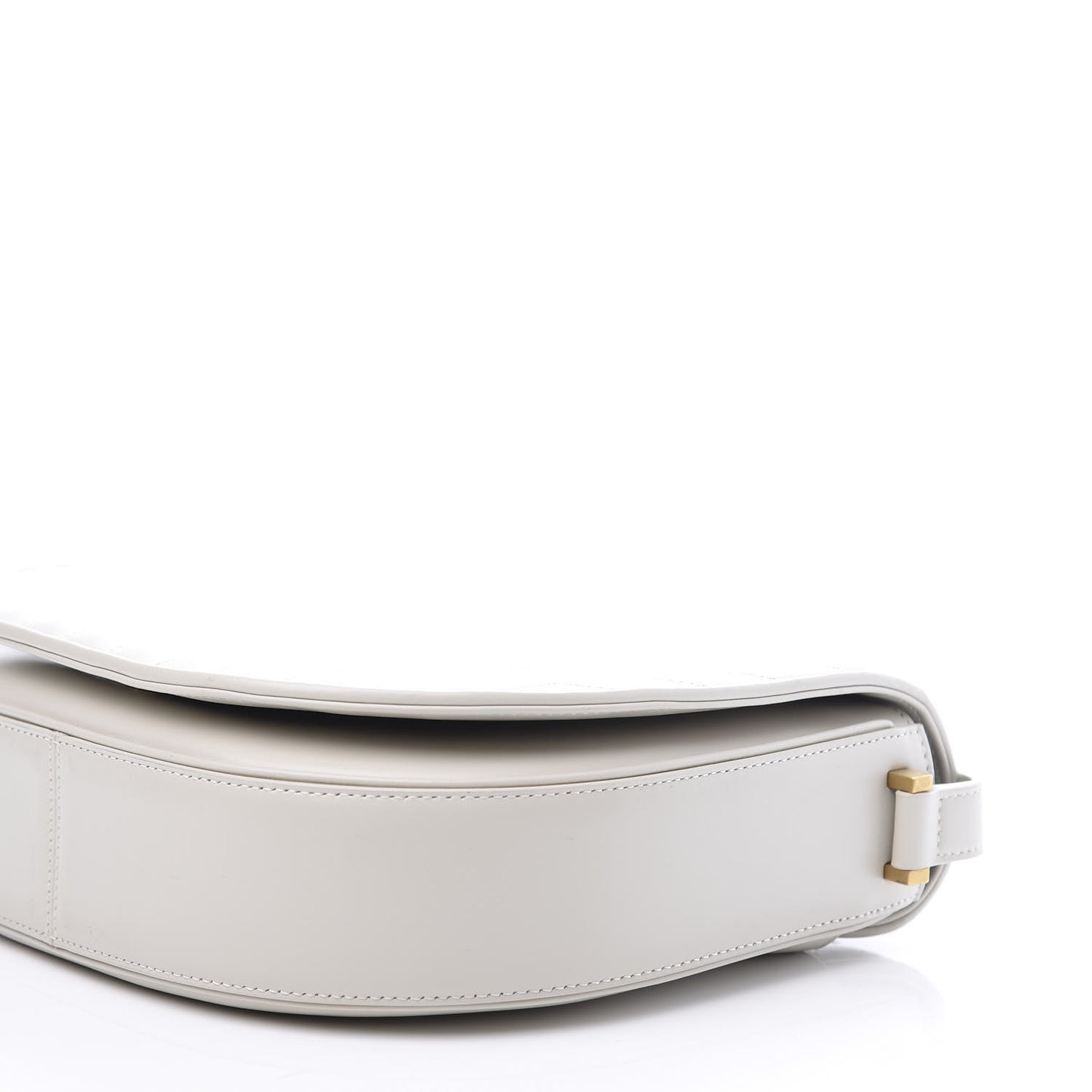 Calfskin Quilted Y Joan Satchel White