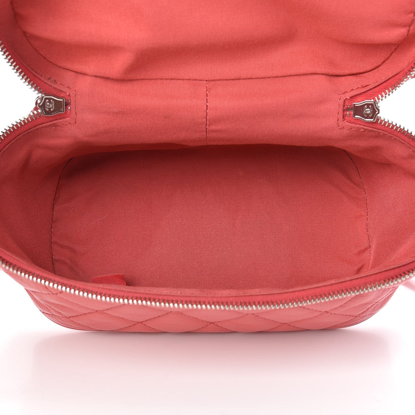 Crumpled Calfskin PVC Quilted Backpack Pink