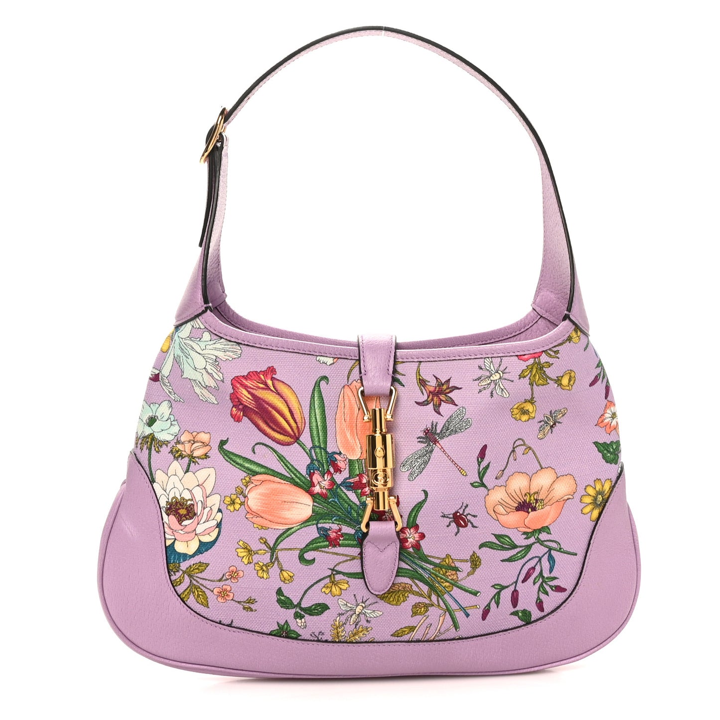 Canvas Flora Medium Jackie Hobo Lilac