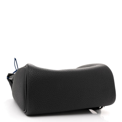 Hermes Togo Hac A Dos PM Backpack Black Bleu de France Jaune de Naples 4 of 12