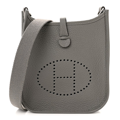 Hermes Taurillon Clemence Evelyne TPM Gris Meyer 1 of 11
