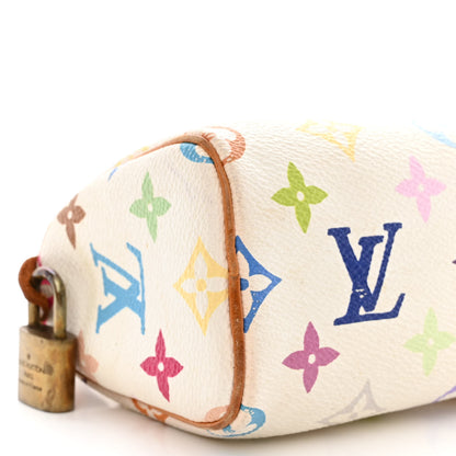 Louis Vuitton Monogram Multicolor Mini Sac HL Speedy White 8 of 12