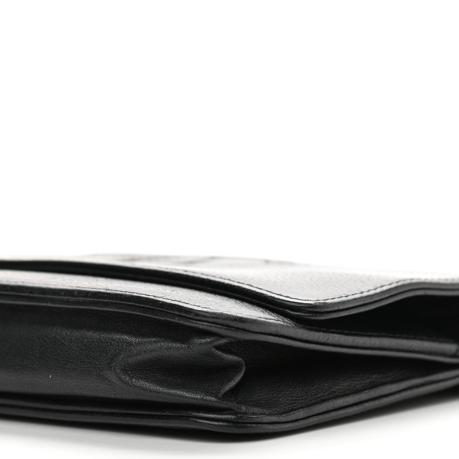 Chanel Caviar Timeless CC Wallet On Chain WOC Black 11 of 14