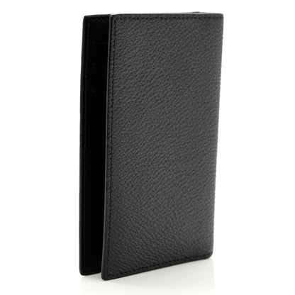 Givenchy Textured Coated Canvas Monkey Brother Print Folding Card Holder Black 3 of 6