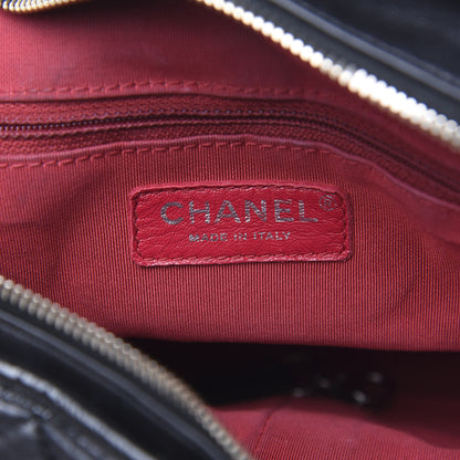 Chanel Aged Calfskin Quilted Medium Gabrielle Hobo Black 7 of 18
