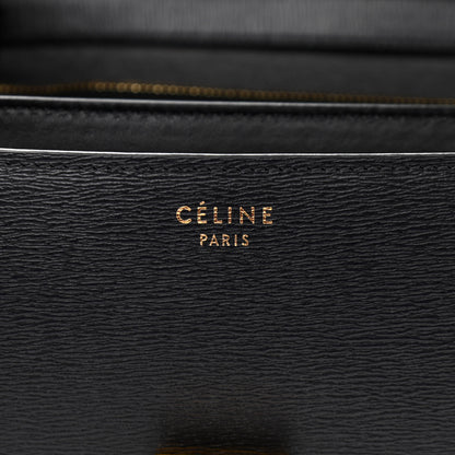 Celine Liege Calfskin Medium Classic Box Flap Bag Black 6 of 10