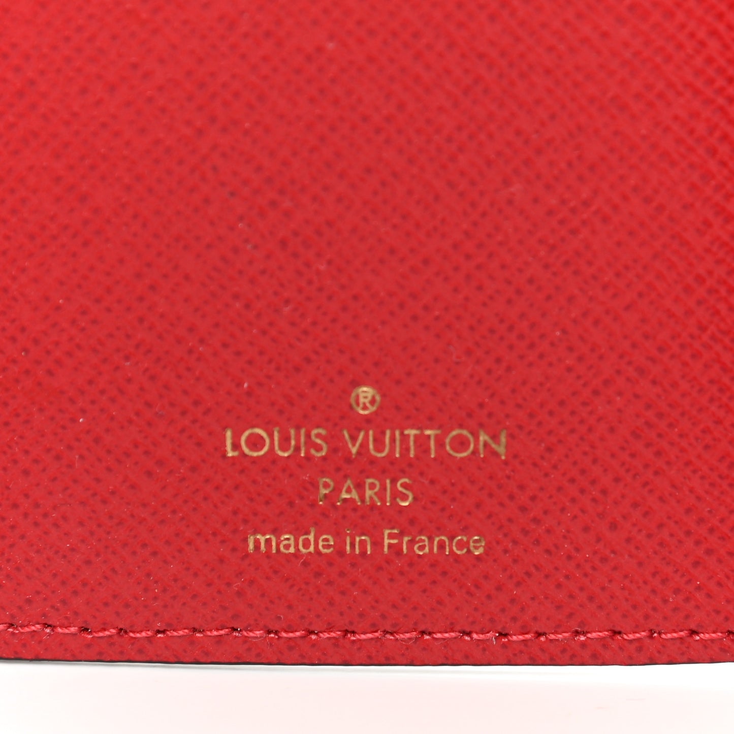 Damier Ebene Victorine Wallet Red