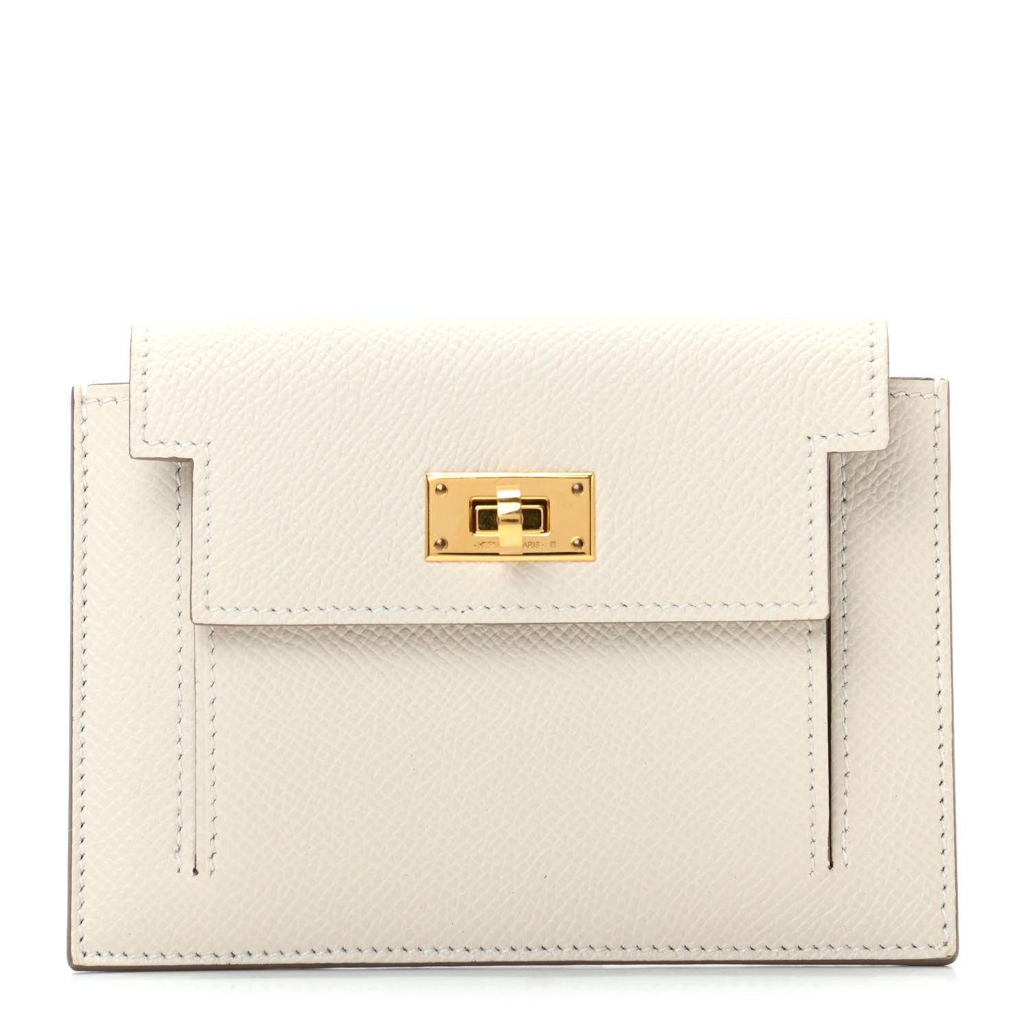 Hermes Epsom Kelly Pocket Compact Wallet Craie 1 of 8