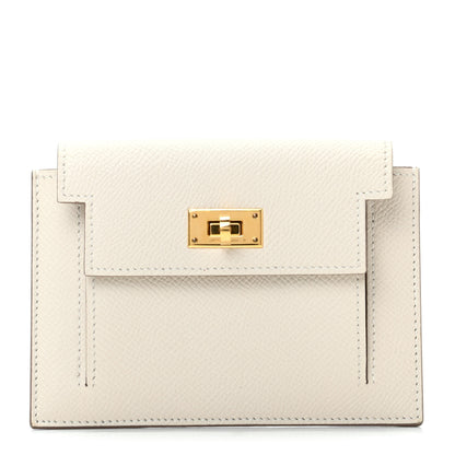 Hermes Epsom Kelly Pocket Compact Wallet Craie 1 of 8