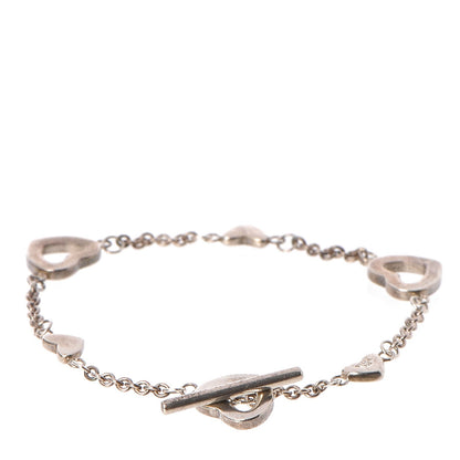 Tiffany Sterling Silver Heart Toggle Bracelet 3 of 6