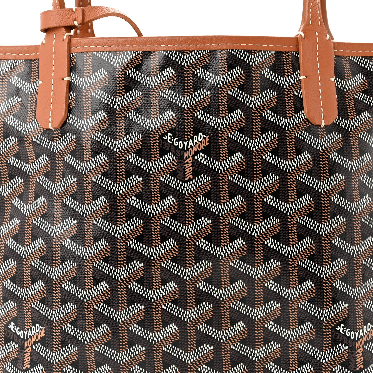 Goyard Goyardine Reversible Mini Anjou Black Gold 9 of 11