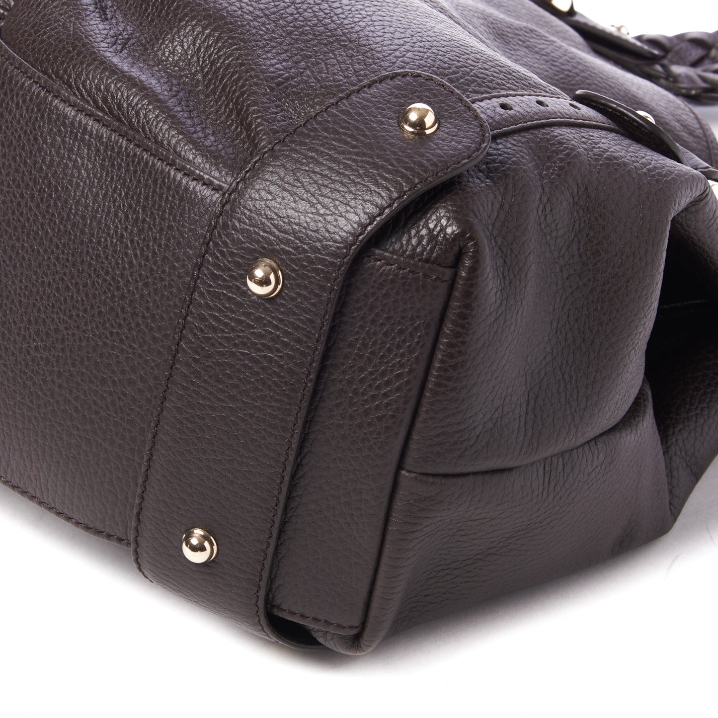 Calfskin Medium Pelham Shoulder Bag Dark Brown