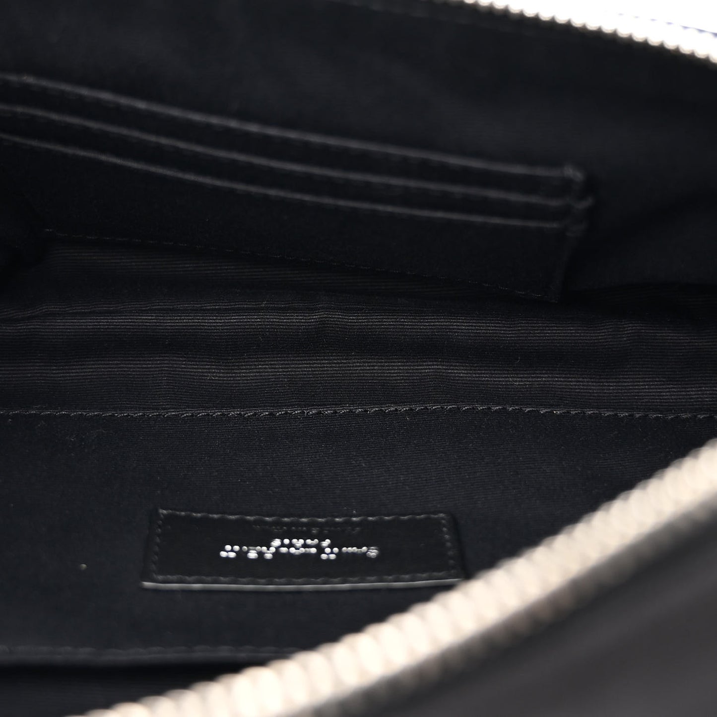 Canvas Monogram Belt Bag Black