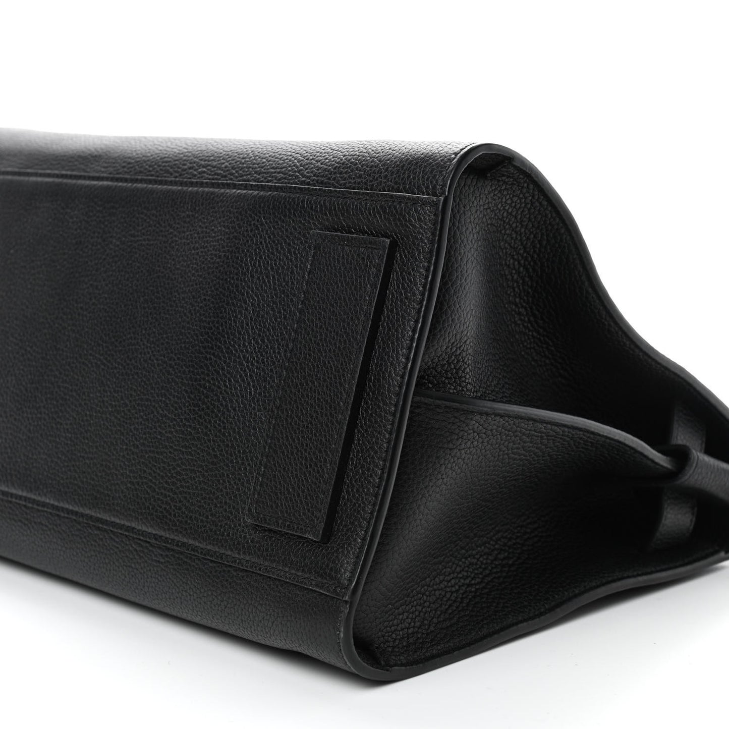 Grained Calfskin Sac De Jour Souple Duffle 36H Asphalt Black