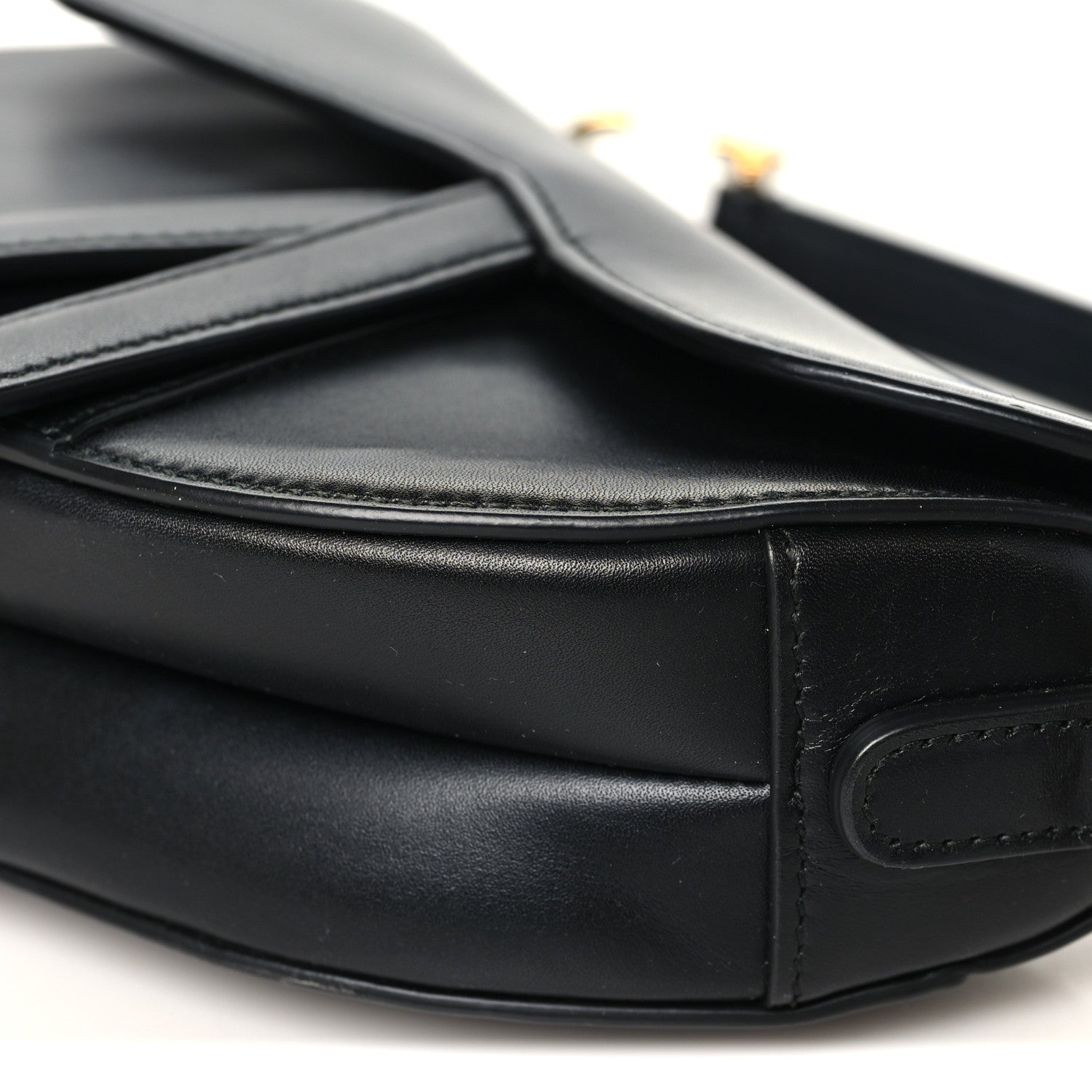 Christian Dior Calfskin Mini Saddle Bag Black 8 of 8