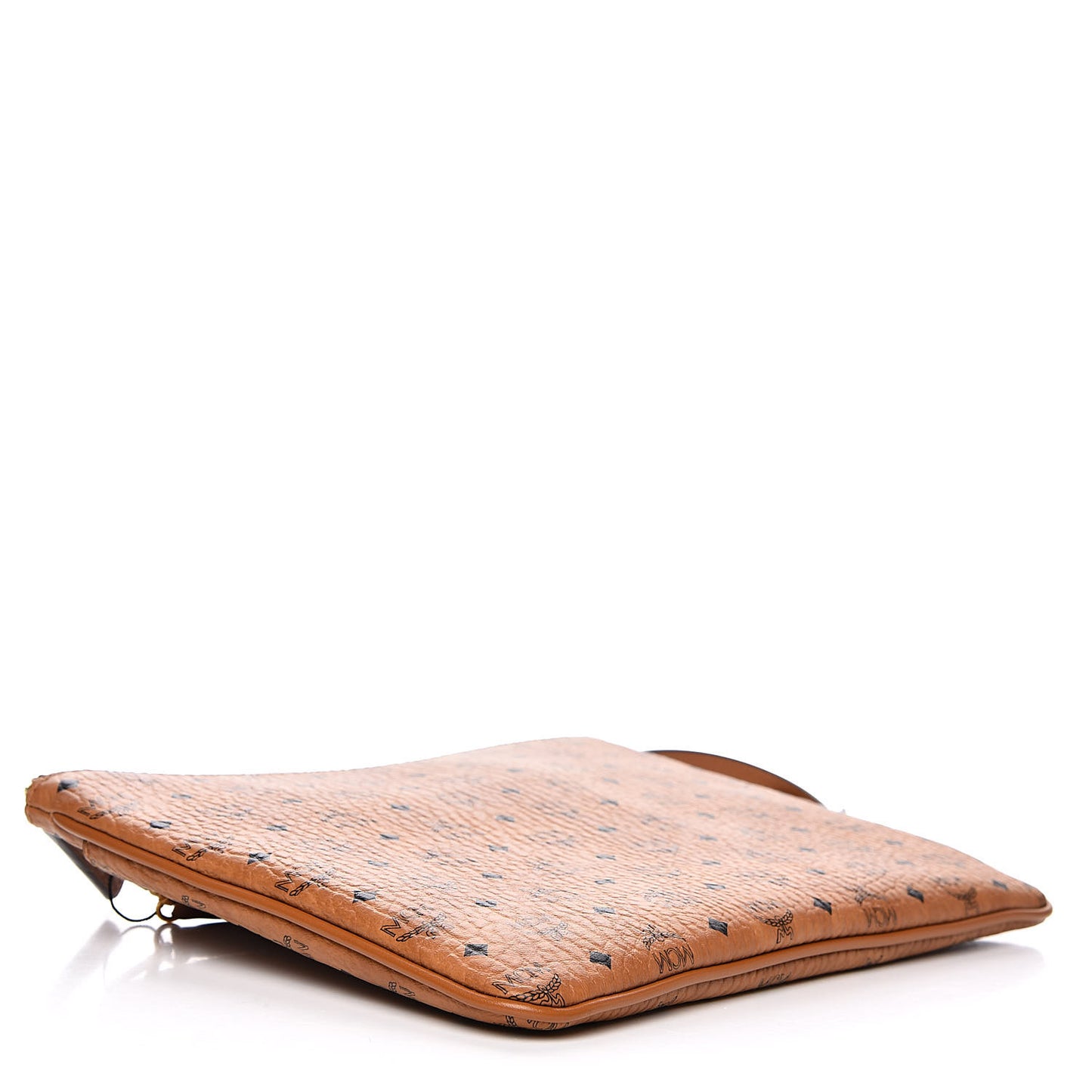 Visetos Medium Crossbody Pouch Cognac