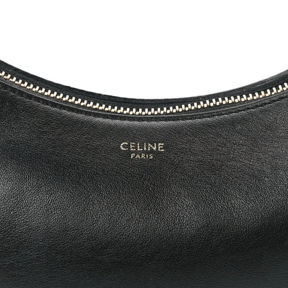 Celine Smooth Calfskin Medium Strap Ava Shoulder Bag Black 7 of 11