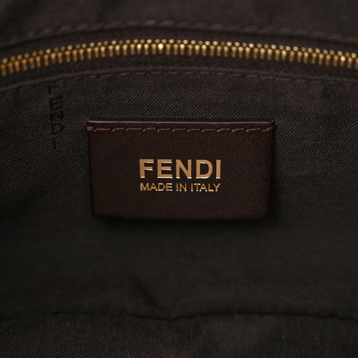 Fendi Zucchino Spalmati Vitello Forever Baguette Bordeaux Rubino 6 of 11