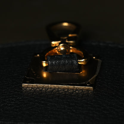 Louis Vuitton Calfskin City Steamer MM Kaki Black 11 of 17