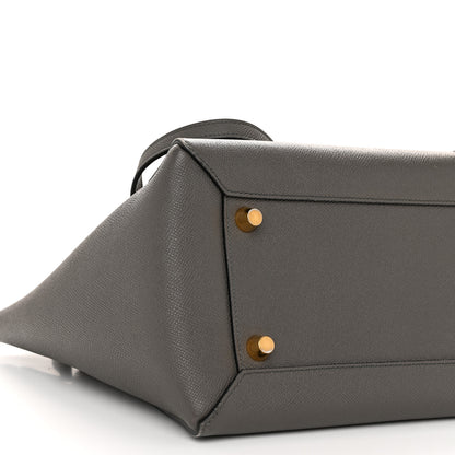 Celine Grained Calfskin Mini Belt Bag Grey 9 of 11