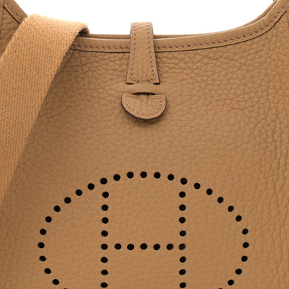 Hermes Taurillon Clemence Evelyne TPM Biscuit 8 of 11