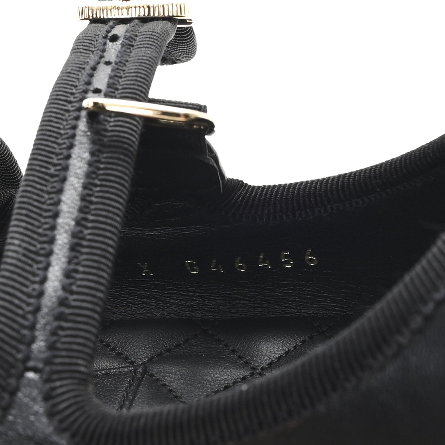 Chanel Lambskin Grosgrain Metal Mary Jane Pumps 39 Black 9 of 10