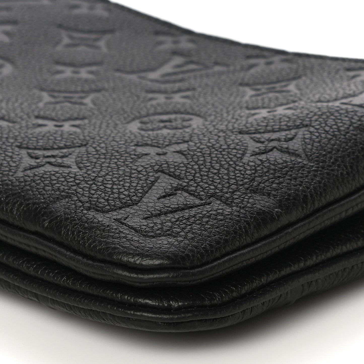 Empreinte Double Zip Pochette Black