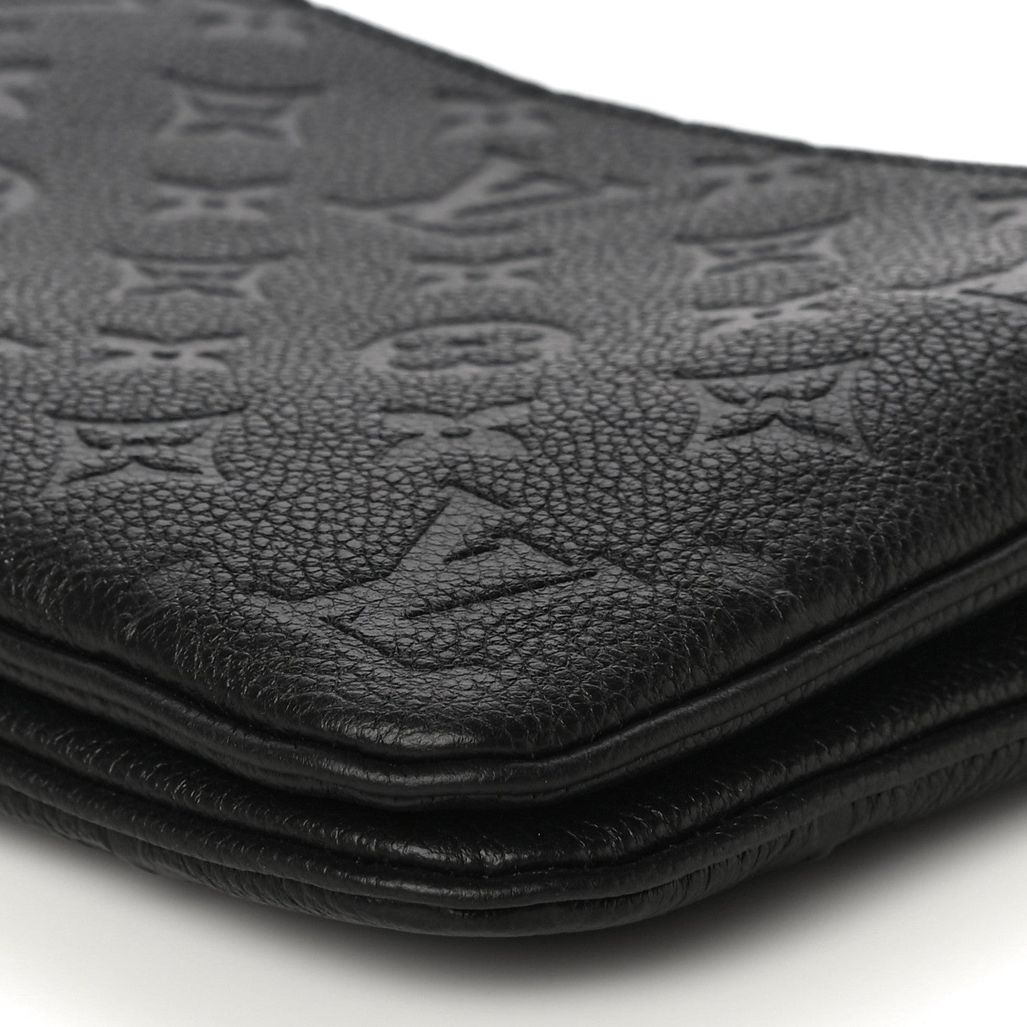 Louis Vuitton Empreinte Double Zip Pochette Black 10 of 11