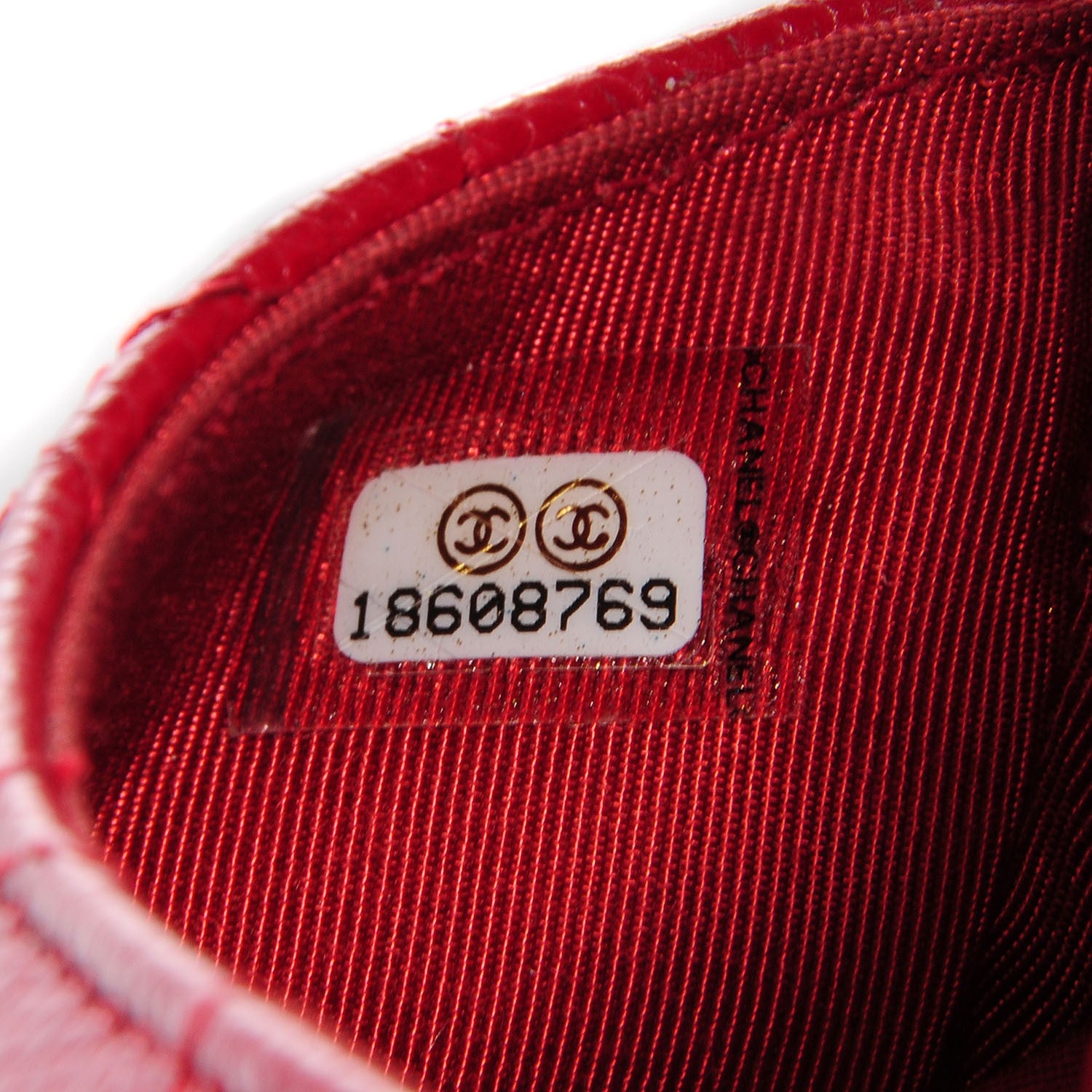 Chanel Caviar Quilted Coin Purse Red 16 of 19