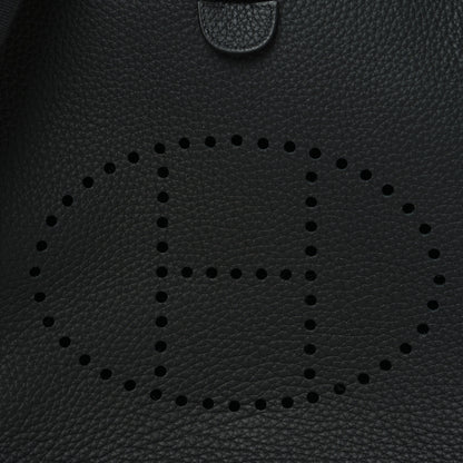 Hermes Taurillon Clemence Evelyne III PM Black 8 of 11