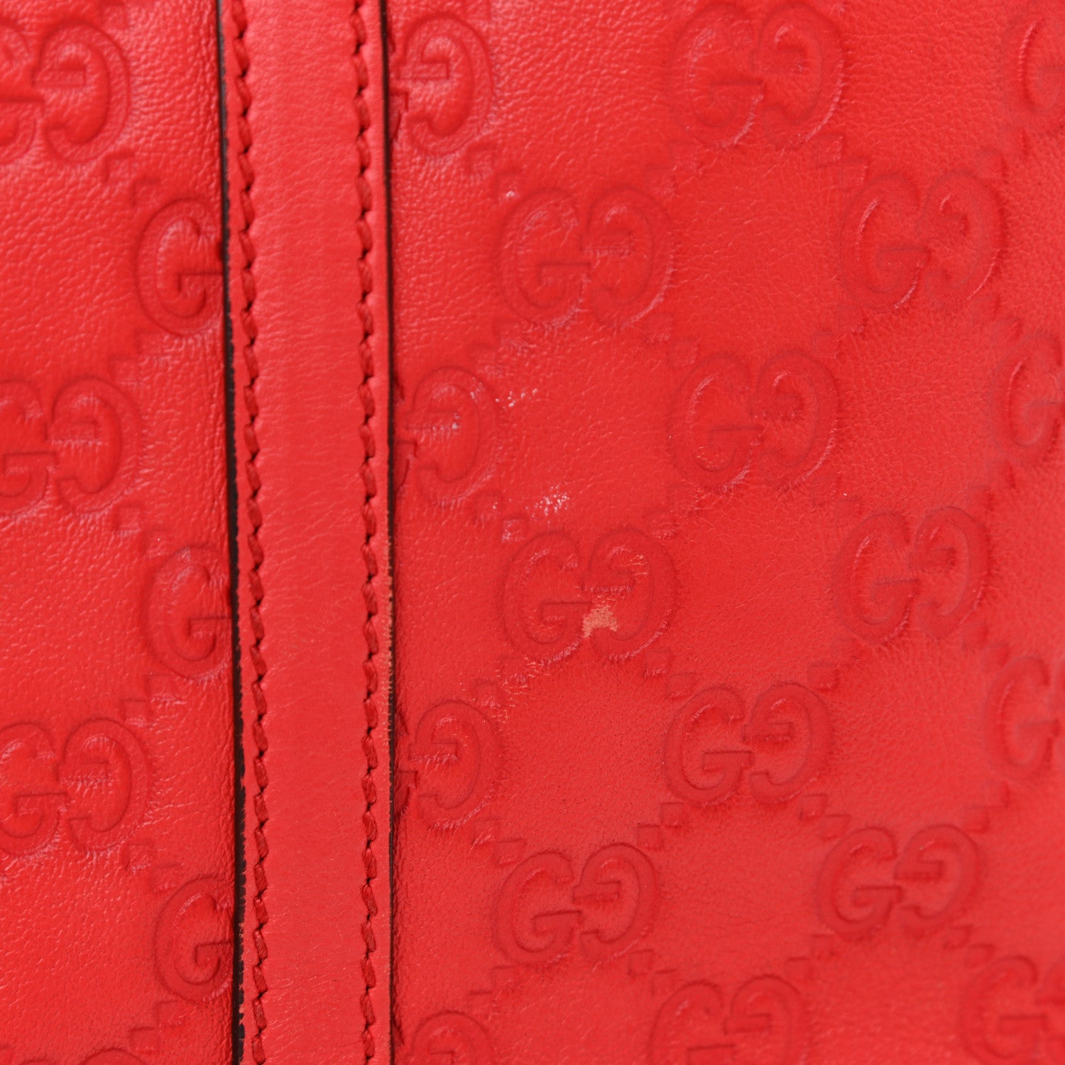 Gucci Guccissima Vitello Tender Large Joy Tote Sporting Red 10 of 18