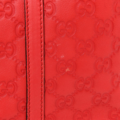 Gucci Guccissima Vitello Tender Large Joy Tote Sporting Red 10 of 18