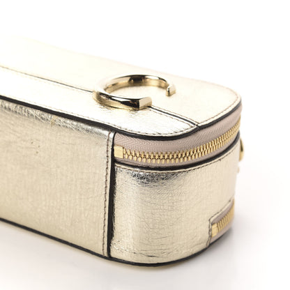 Chloe Metallic Calfskin Lambskin Mini C Vanity Bag Gold 8 of 12