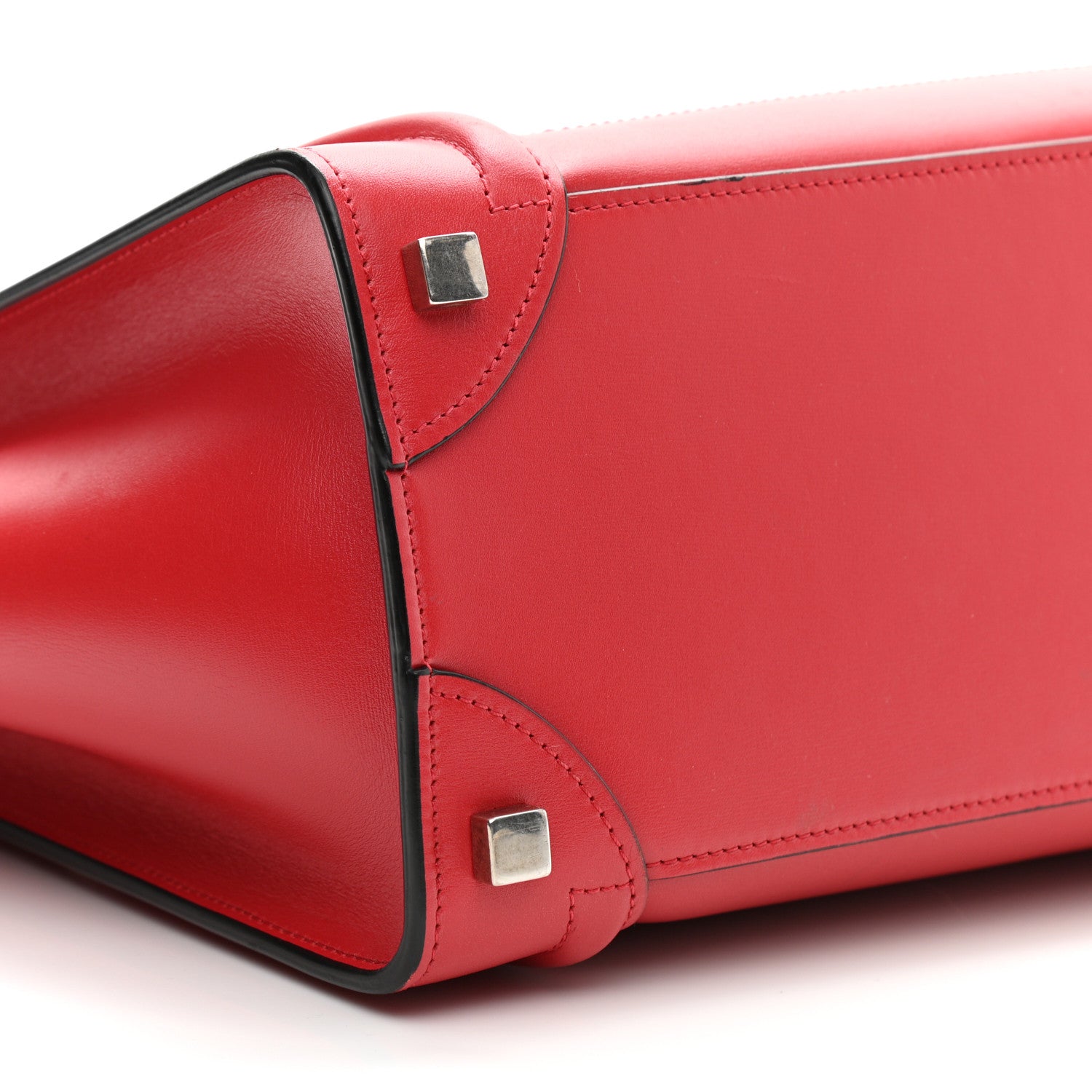 Celine Palmelato Micro Luggage Red 7 of 8