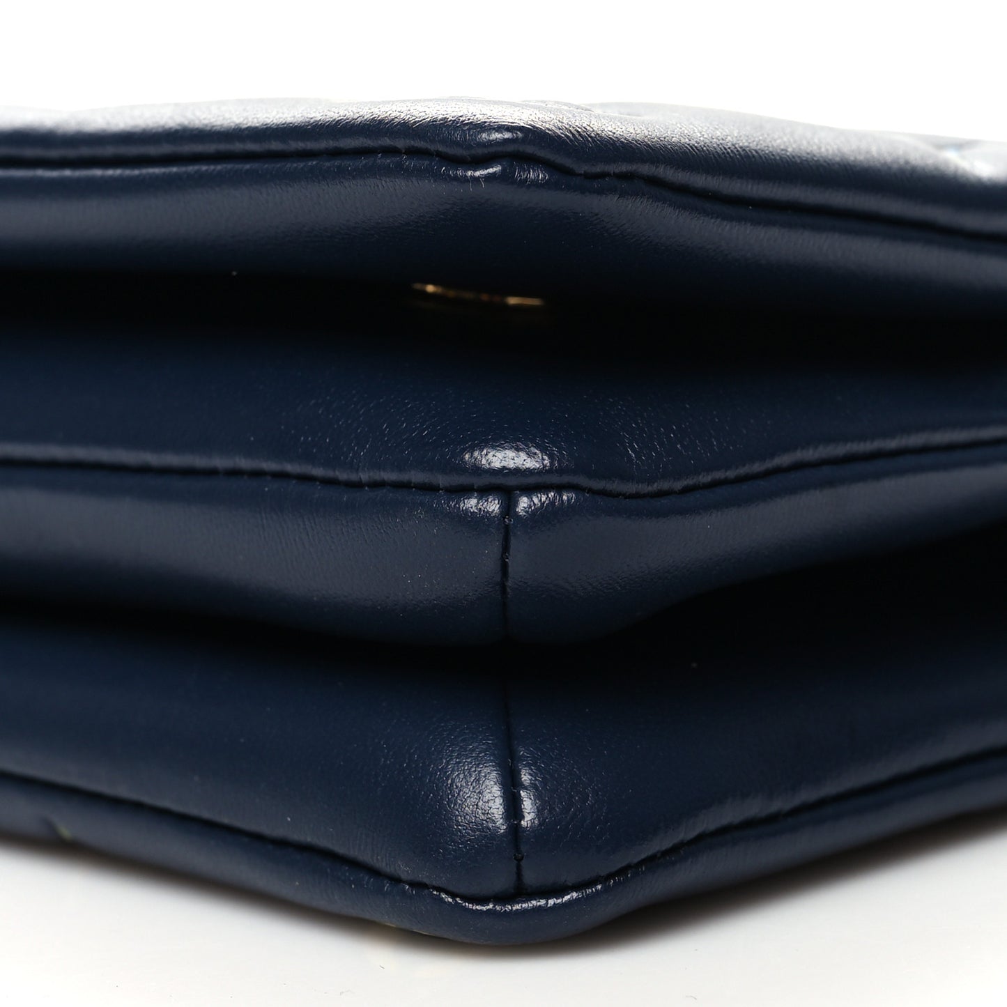 Lambskin Embossed Monogram LV Garden Pochette Coussin Navy