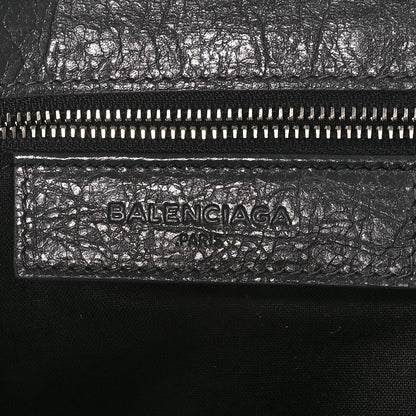 Balenciaga Agneau Giant 12 Silver Hardware Envelope Strap Clutch  Gris Fossile 7 of 11