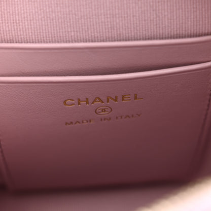 Chanel Caviar Quilted CC Mini Classic Backpack Light Pink 6 of 11