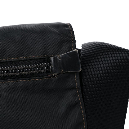 Prada Tessuto Nylon Saffiano Small Vela Messenger Black 13 of 16