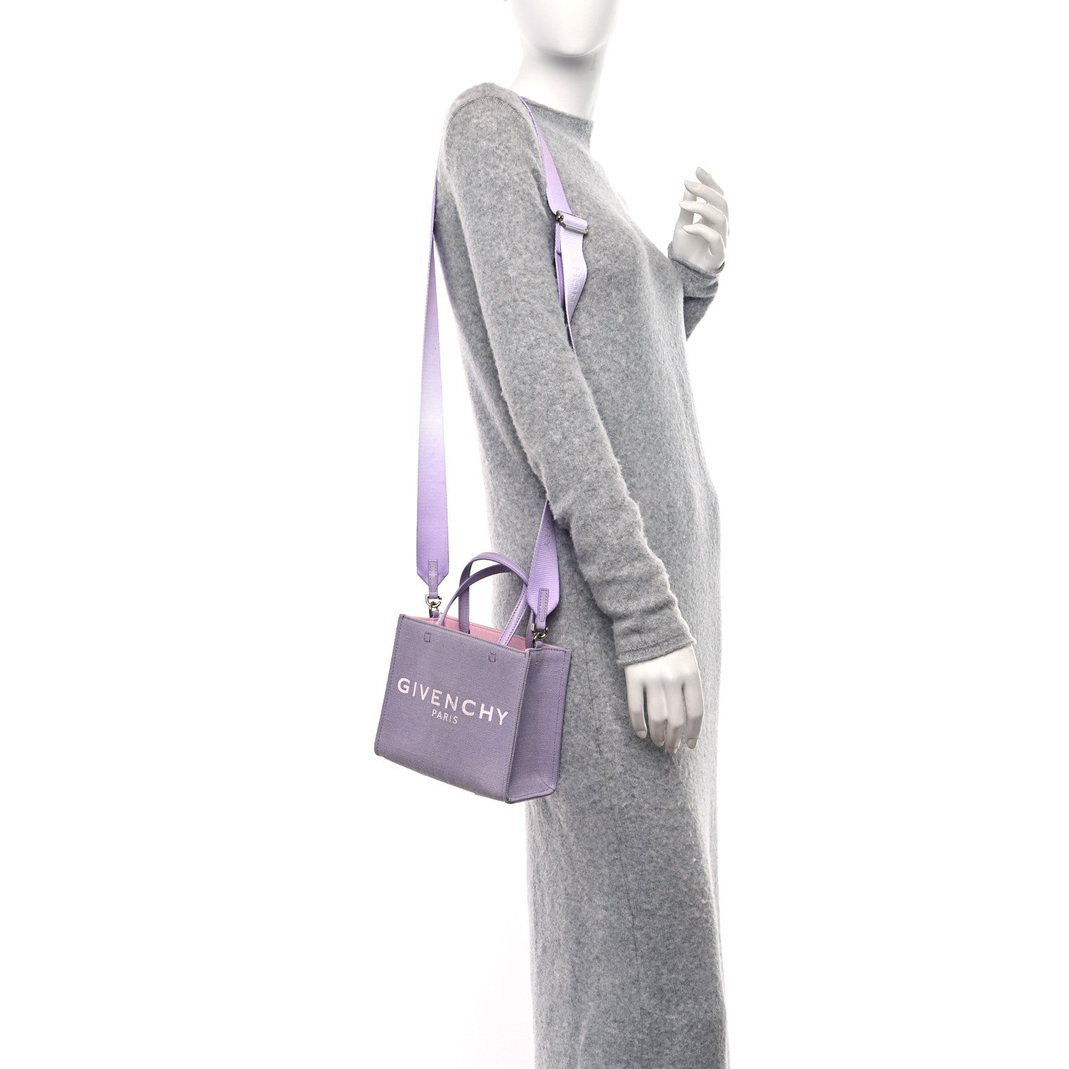 Givenchy Canvas Mini G-Tote Mauve 2 of 8