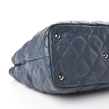 Chanel Calfskin Love Me Tender Large Tote Blue 12 of 14