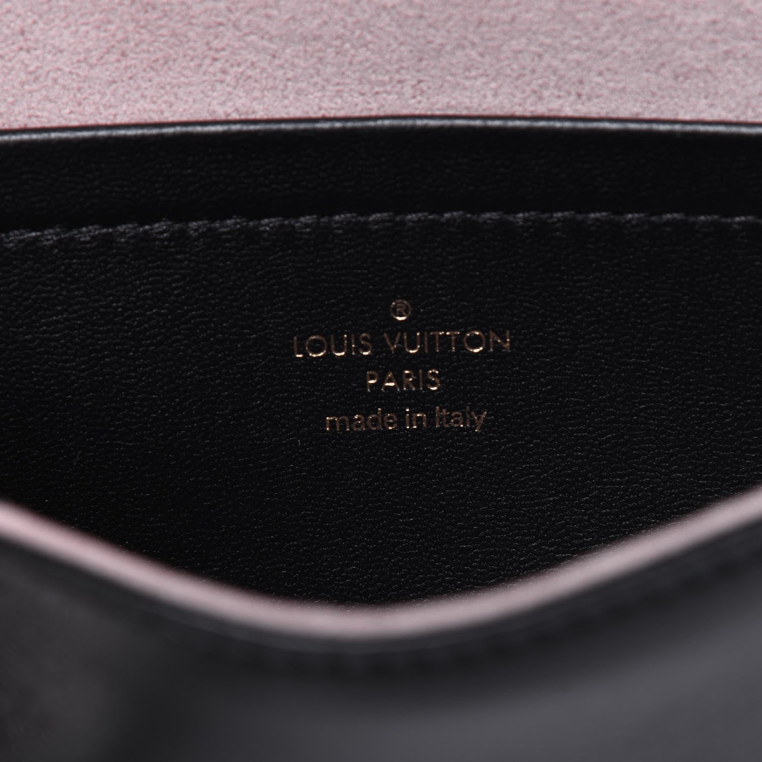 Louis Vuitton Lambskin Embossed Monogram Pochette Coussin Black 6 of 9