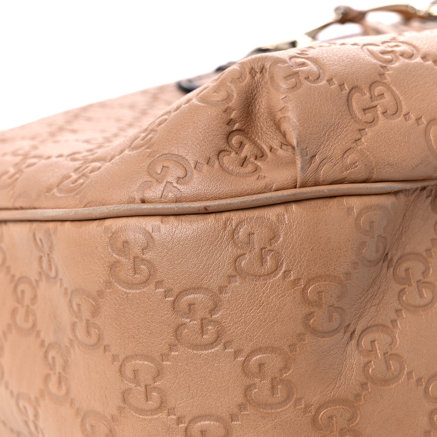 Soft Guccissima Medium Emily Hobo Camelia
