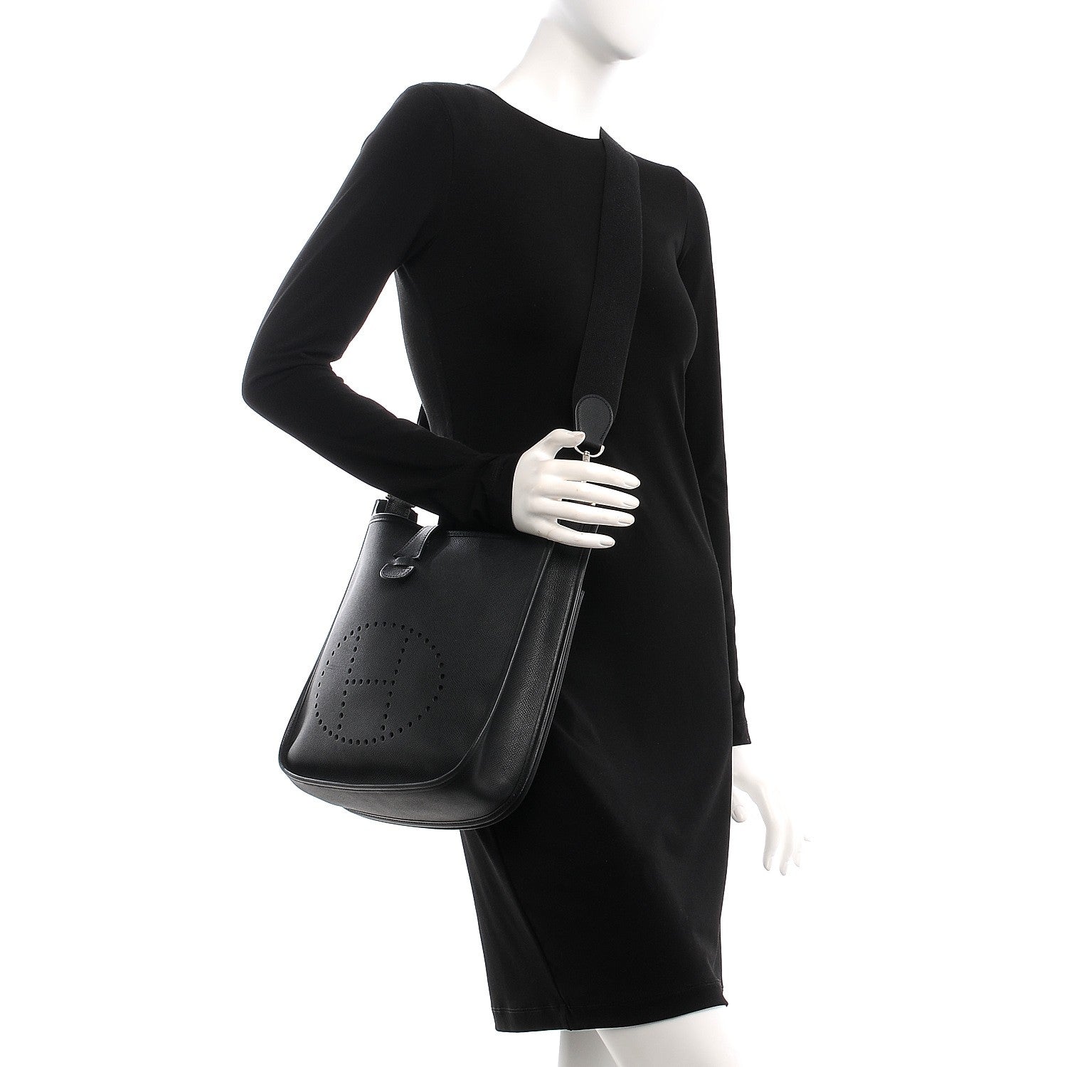 Hermes Epsom Evelyne II PM Black 2 of 7